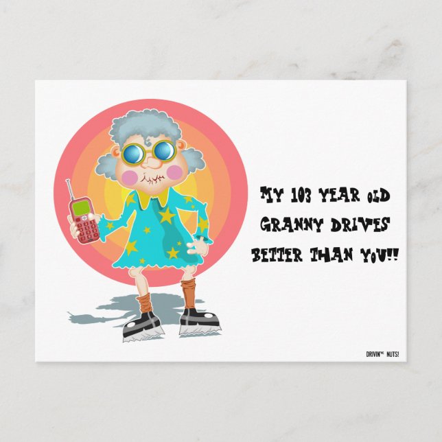 Postal Funny Bad Parking Note (Anverso)