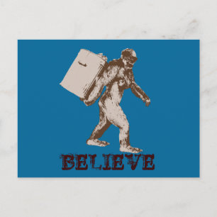 Postal Funny Bigfoot
