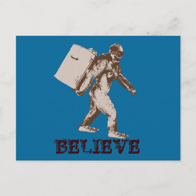 Postal Funny Bigfoot (Anverso)