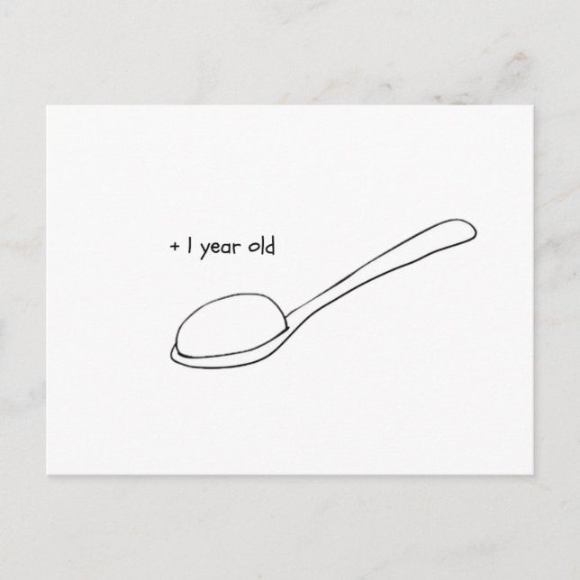 Postal funny birthday card (Anverso)