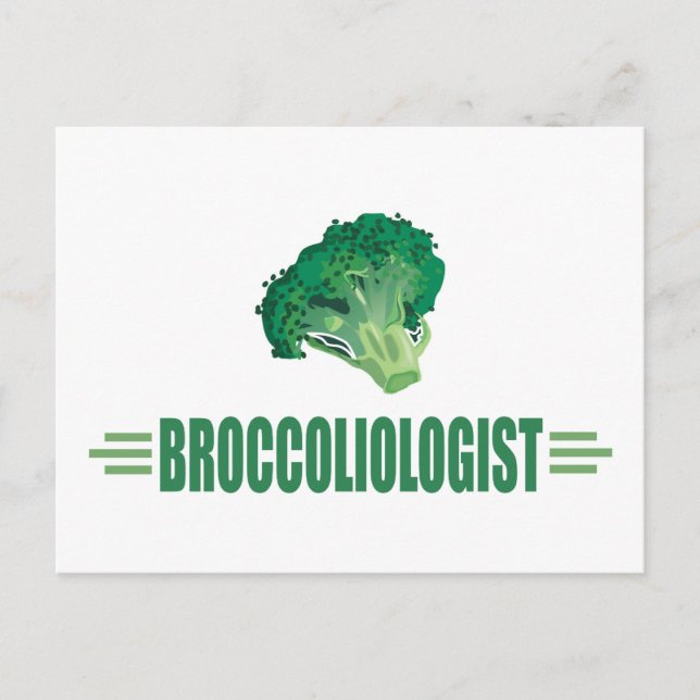 Postal Funny Broccoli (Anverso)