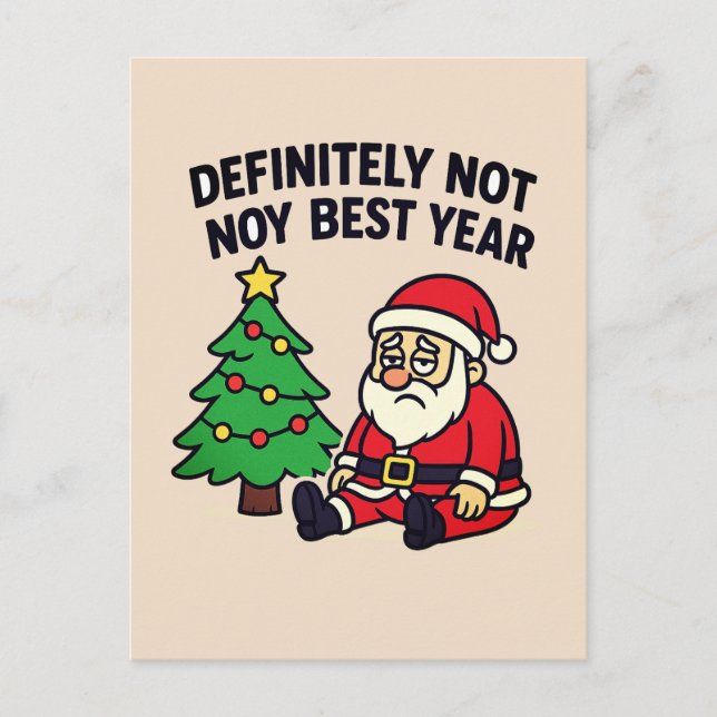 Postal funny Christmas Postcard (Anverso)