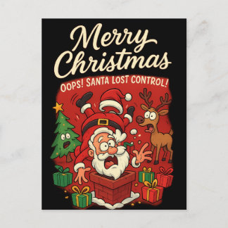 Postal funny Christmas Postcard