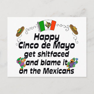 Postal Funny Cinco de Mayo