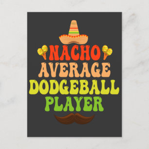 Postal Funny CInco De Mayo del jugador de béisbol Nacho P