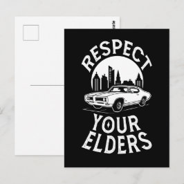 Postal Funny Classic Car Quote