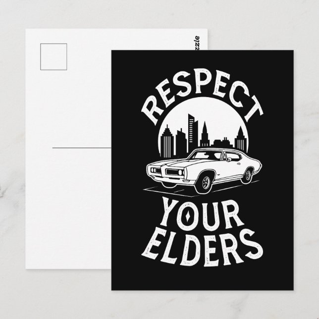 Postal Funny Classic Car Quote (Anverso / Reverso)