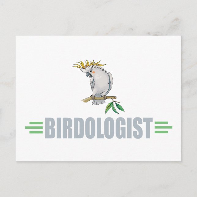 Postal Funny Cockatiel (Anverso)