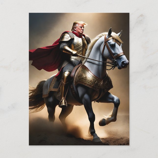 Postal Funny conservador de Donald Trump 2024 (Anverso)