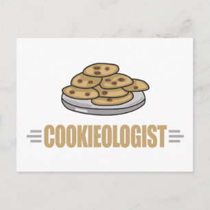Postal Funny Cookie Lover