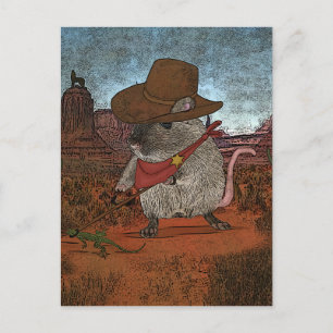 Postal Funny Cowboy Birthday