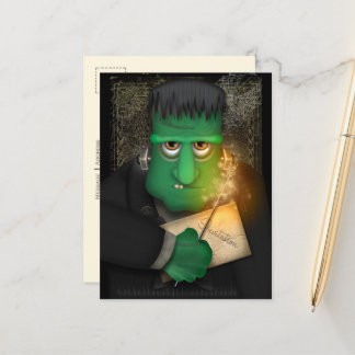 Postal Funny Frankenstein Halloween
