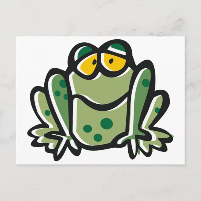 Postal Funny Frog Personalizado (Anverso)