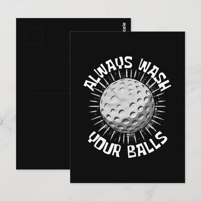 Postal Funny-golf (Anverso / Reverso)