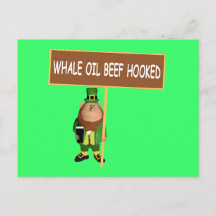 Postal Funny Irish Leprechaun