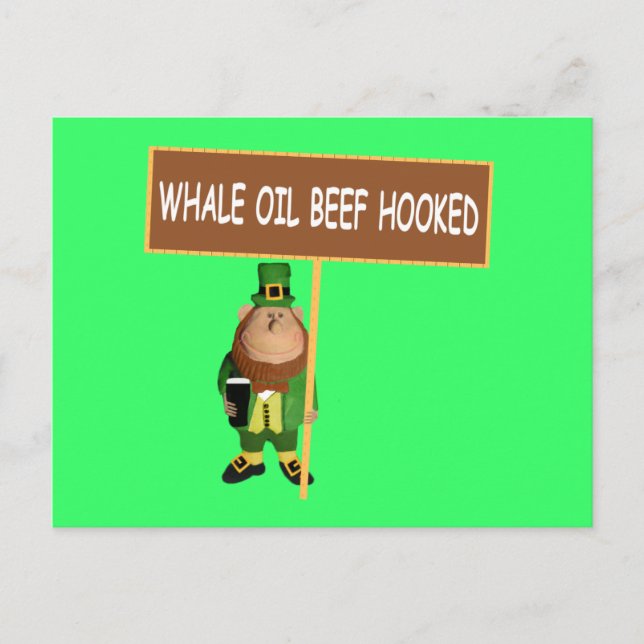 Postal Funny Irish Leprechaun (Anverso)