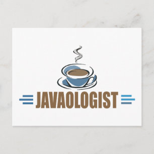 Postal Funny Java Coffee