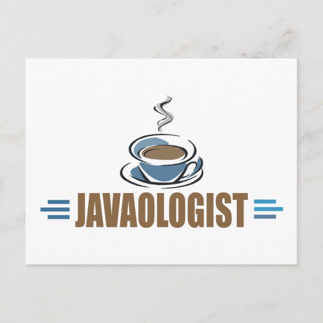 Postal Funny Java Coffee (Anverso)