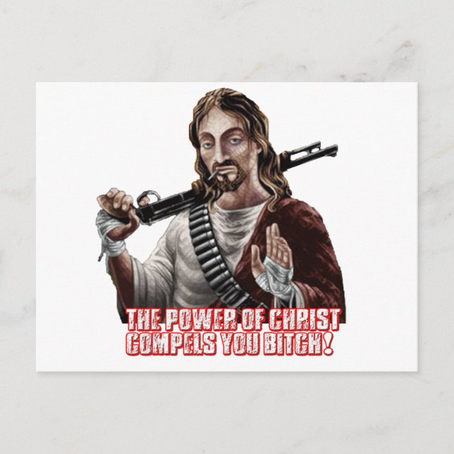 Postal Funny jesus (Anverso)