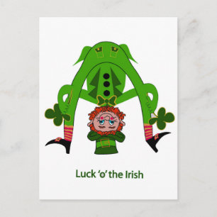 Postal Funny Leprechaun