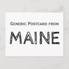 Postal Funny Maine