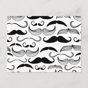 Postal Funny Mustache