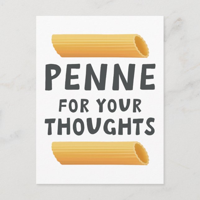 Postal Funny Pasta Pun (Anverso)