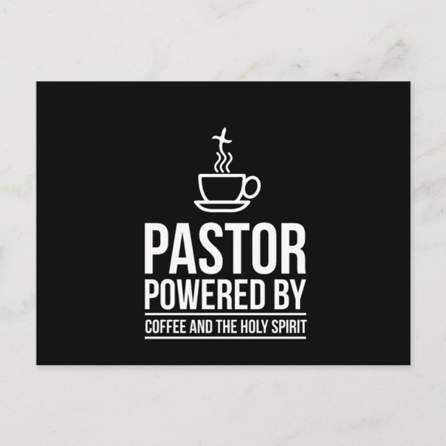 Postal Funny Pastor Gift For Pastor Appreciation Month (Anverso)