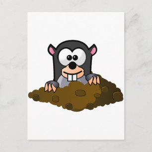 Postal Funny personalizado mole