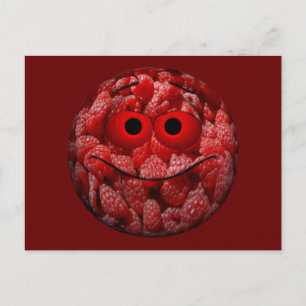 Postal Funny Raspberry Emoticon