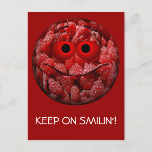 Postal Funny Raspberry Emoticon