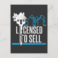 Funny Realtor con licencia para vender agente inmo