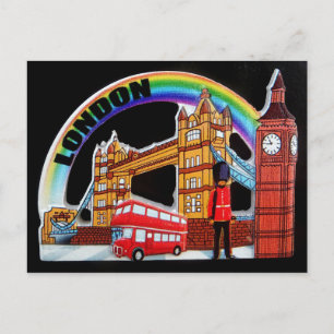 Postal Funny Retro Vintage Londres Inglaterra