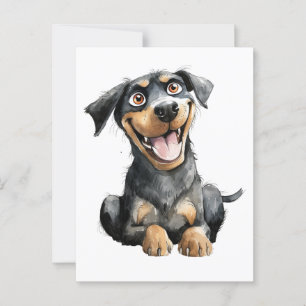Postal Funny Rottweiler