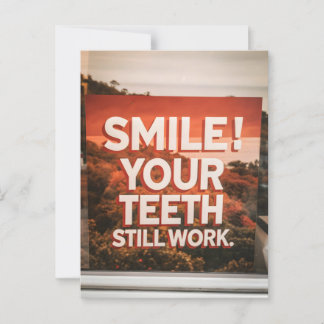 Postal Funny Sarcasm Birday Smile Old Age