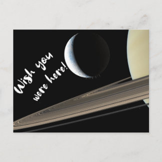 Postal Funny Saturn Postcard