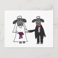 Funny Sheep Boda Personalizado