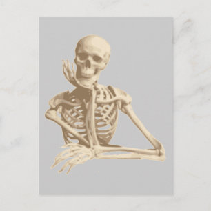Postal Funny Skeleton