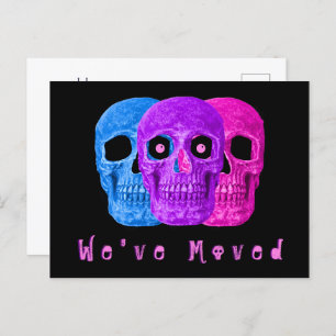 Postal Funny Skull Heads Budget New Home Googly Eyes