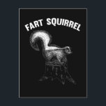 Postal Funny Skunk Chiste Squirrel Pun<br><div class="desc">Funny Chiste Squirrel Pun.</div>
