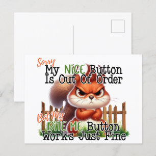 Postal Funny Squirrel
