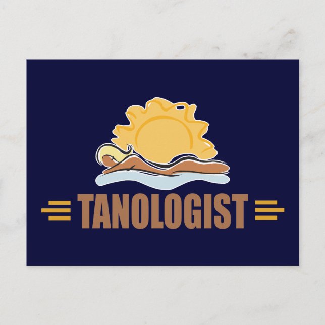 Postal Funny Sun Tanning (Anverso)