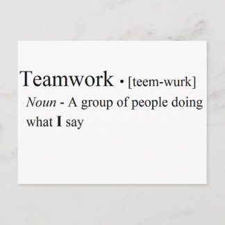 Postal Funny Teamwork Products
