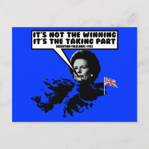 Postal Funny Thatcher Falklands