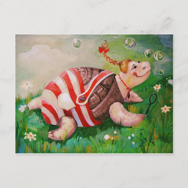 POSTAL FUNNY TURTLE (Anverso)