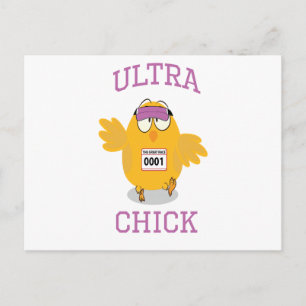 Postal Funny Ultra Chick Runner