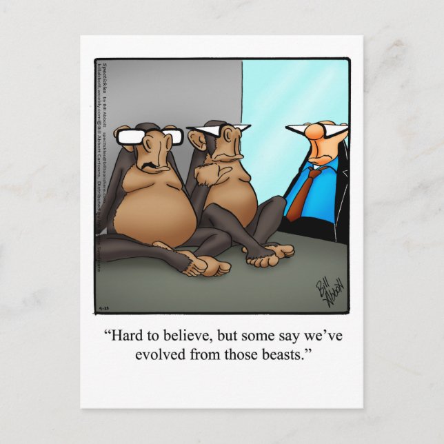 Postal Funny Zoo Humcard Postcard (Anverso)