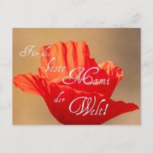 Postal ¡Für die beste Mami der Welt!