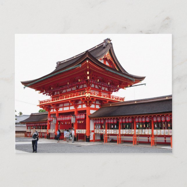 Postal Fushimi-inari (Anverso)