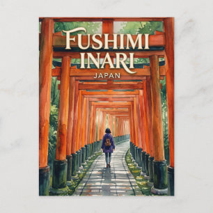Postal Fushimi Inari-taisha Japón
